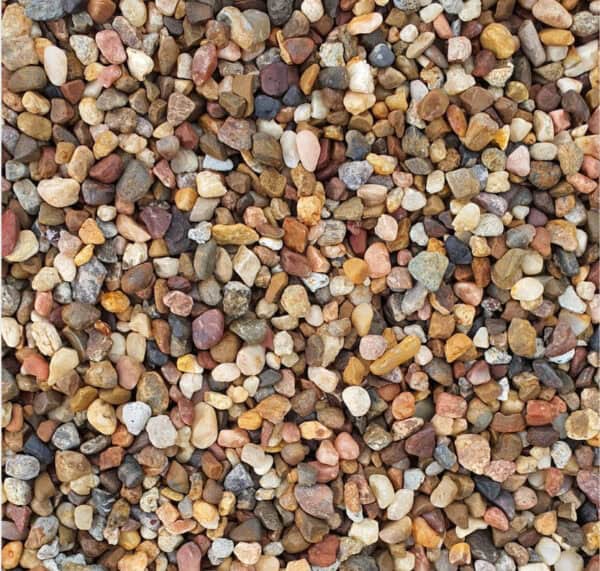 multi-color pea gravel