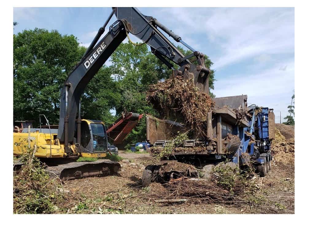 native hardwood mulch
