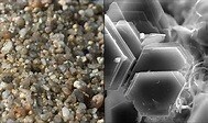 Granular soil close up granular soil close up