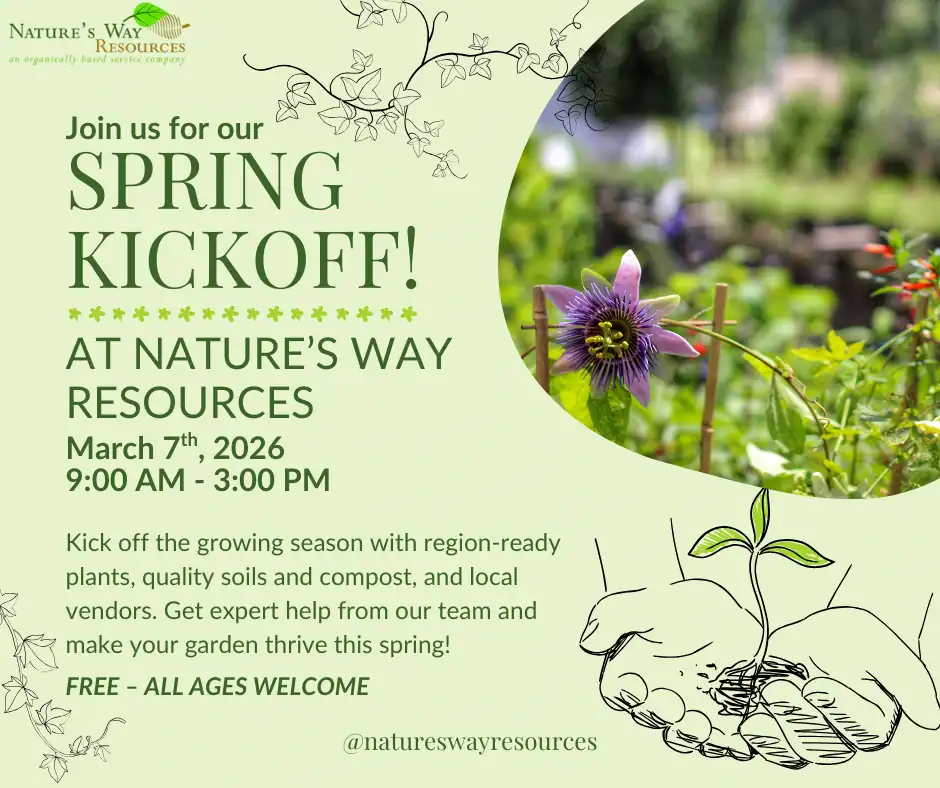 Spring gardening event announcement
