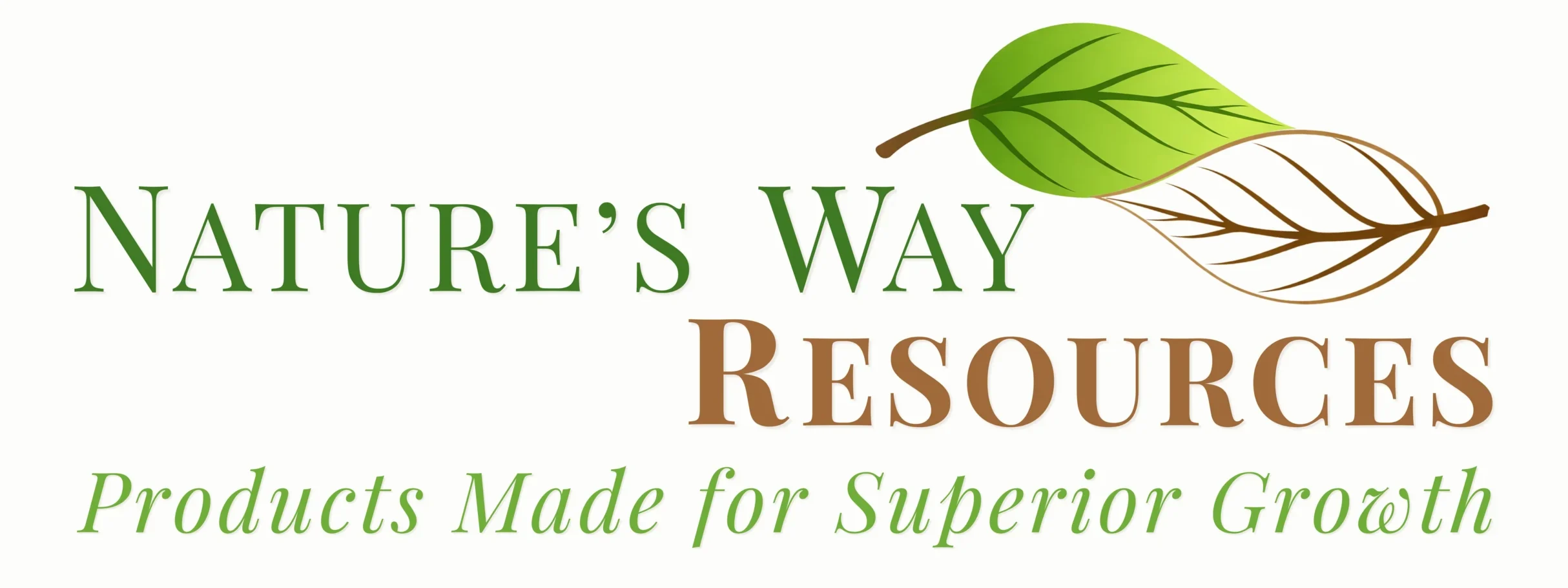 Nature's Way Resources logo design