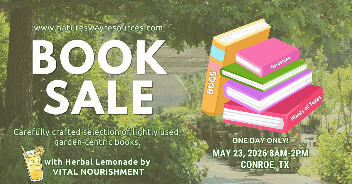 Book sale for gardening enthusiasts.
