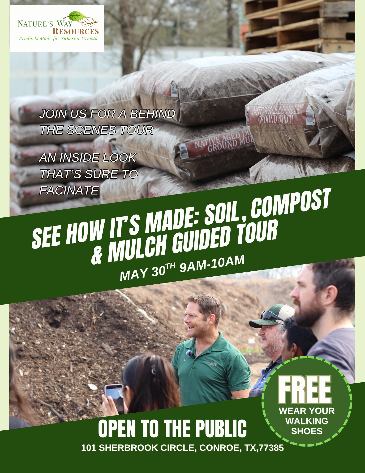 Guided tour of soil and compost