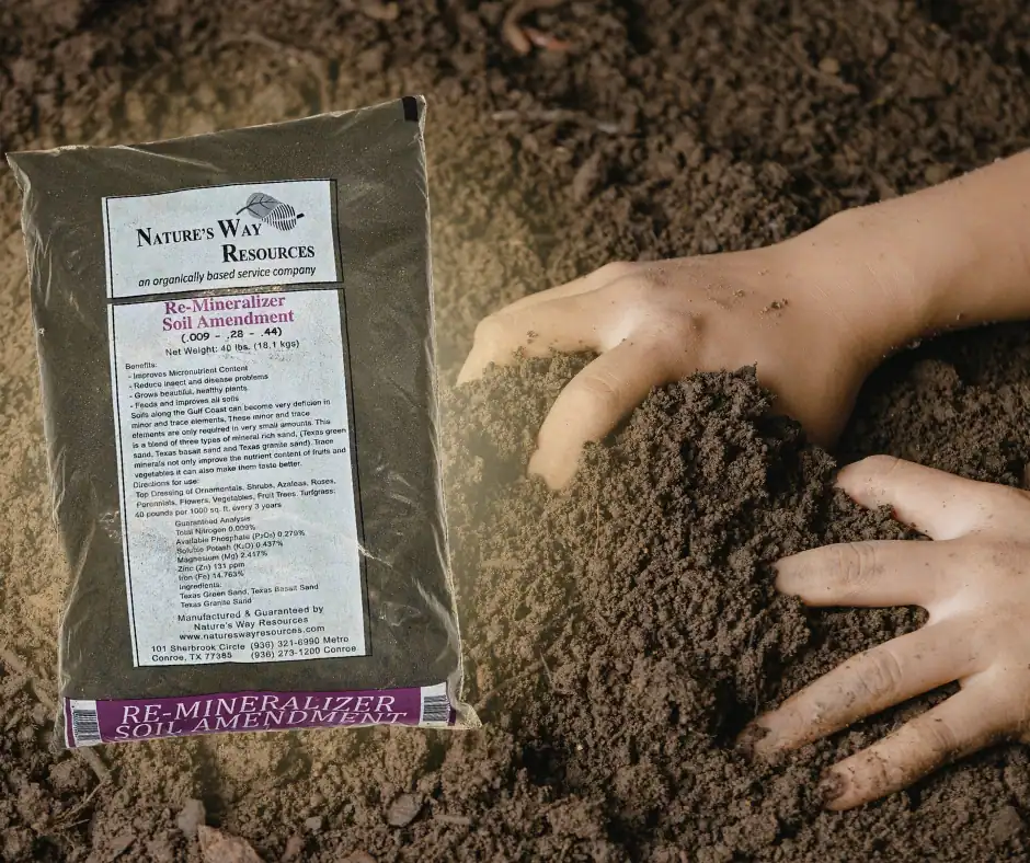 Soil amendment package with hands